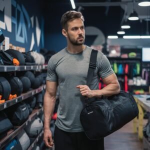 finding gym bag 